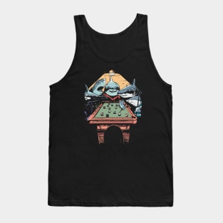 The Pool Sharks // Funny Parody Painting Tank Top